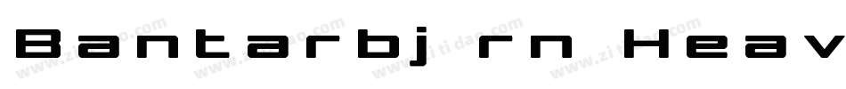 Bantarbj rn Heavy字体转换